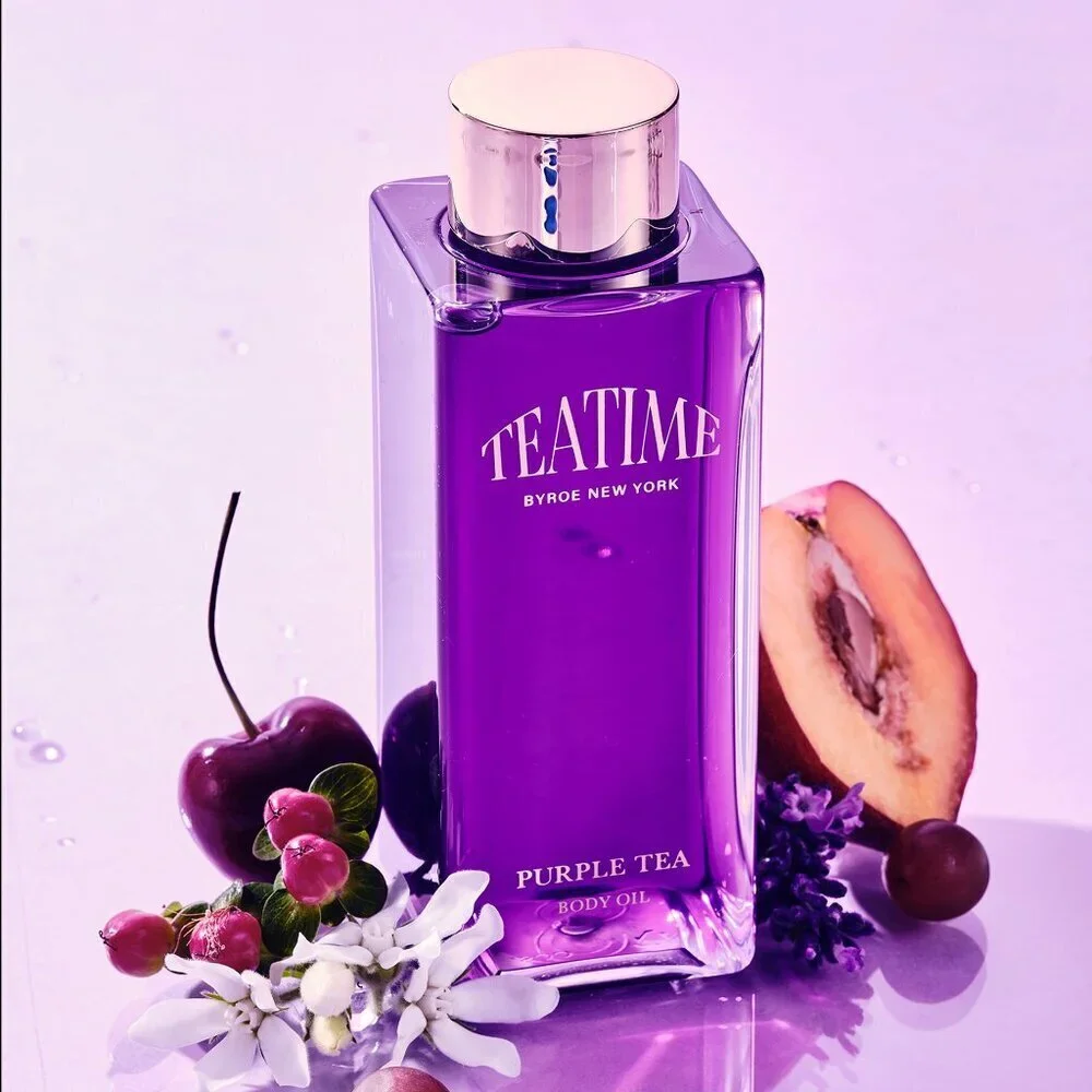Byroe Teatime Purple Tea Body Oil - Picture 1 of 5